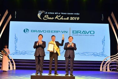 BRAVO 8 (ERP-VN) đạt danh hiệu Top 10 Sao Khuê 2019