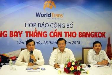 Mở đường bay thẳng Cần Thơ - Bangkok phục vụ khách du lịch trong mùa hè