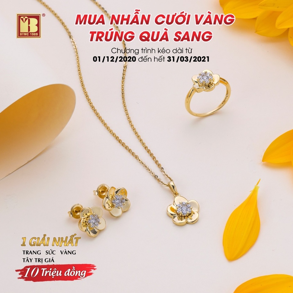 Mua nhẫn cưới vàng trúng quà sang đợt 2 tại Bảo Tín Minh Châu - 3 Mua nhẫn cưới vàng trúng quà sang đợt 2 tại Bảo Tín Minh Châu - 3