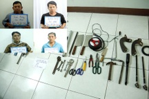 Bắt băng trộm liên tỉnh "cõng" hàng loạt tiền án