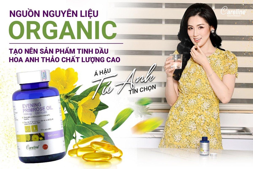 Tinh dầu hoa anh thảo Careline - sản phẩm được Á hậu Tú Anh tin dùng - 3 Tinh dầu hoa anh thảo Careline - sản phẩm được Á hậu Tú Anh tin dùng - 3