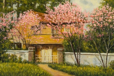 Triển lãm tranh được vẽ từ đất, than… và ký ức của một vùng văn hóa