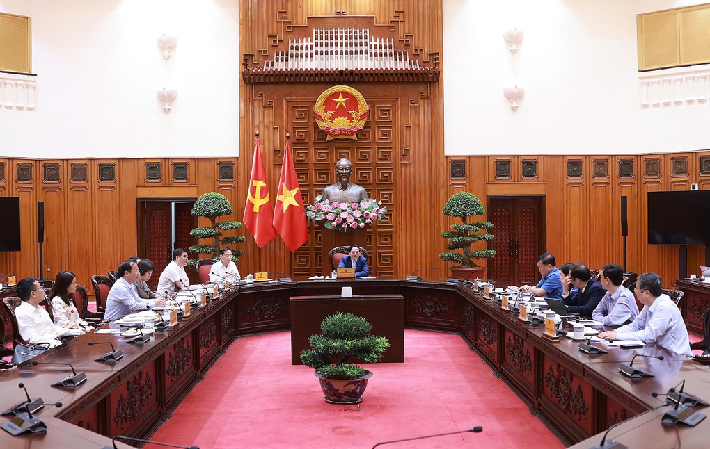 Thủ tướng họp về cân bằng thương mại với Mỹ - 1 Thủ tướng họp về cân bằng thương mại với Mỹ - 1