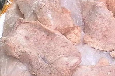 Xe khách vận chuyển gần 1 tạ nội tạng động vật 