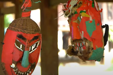 Mặt nạ Ka đong - Nét độc đáo trong văn hóa tín ngưỡng người Sán Chỉ