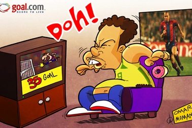 Biếm họa: Ro “béo” uất hận khi bị Messi vượt mặt