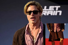 Brad Pitt gây bất ngờ khi mặc váy