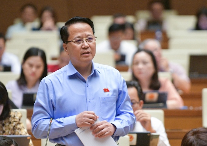 Đại biểu Hoàng Anh Công (đoàn ĐBQH tỉnh Thái Nguyên)