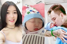 Ca sĩ Lâm Chấn Huy rơi nước mắt khi lên chức bố ở tuổi U40