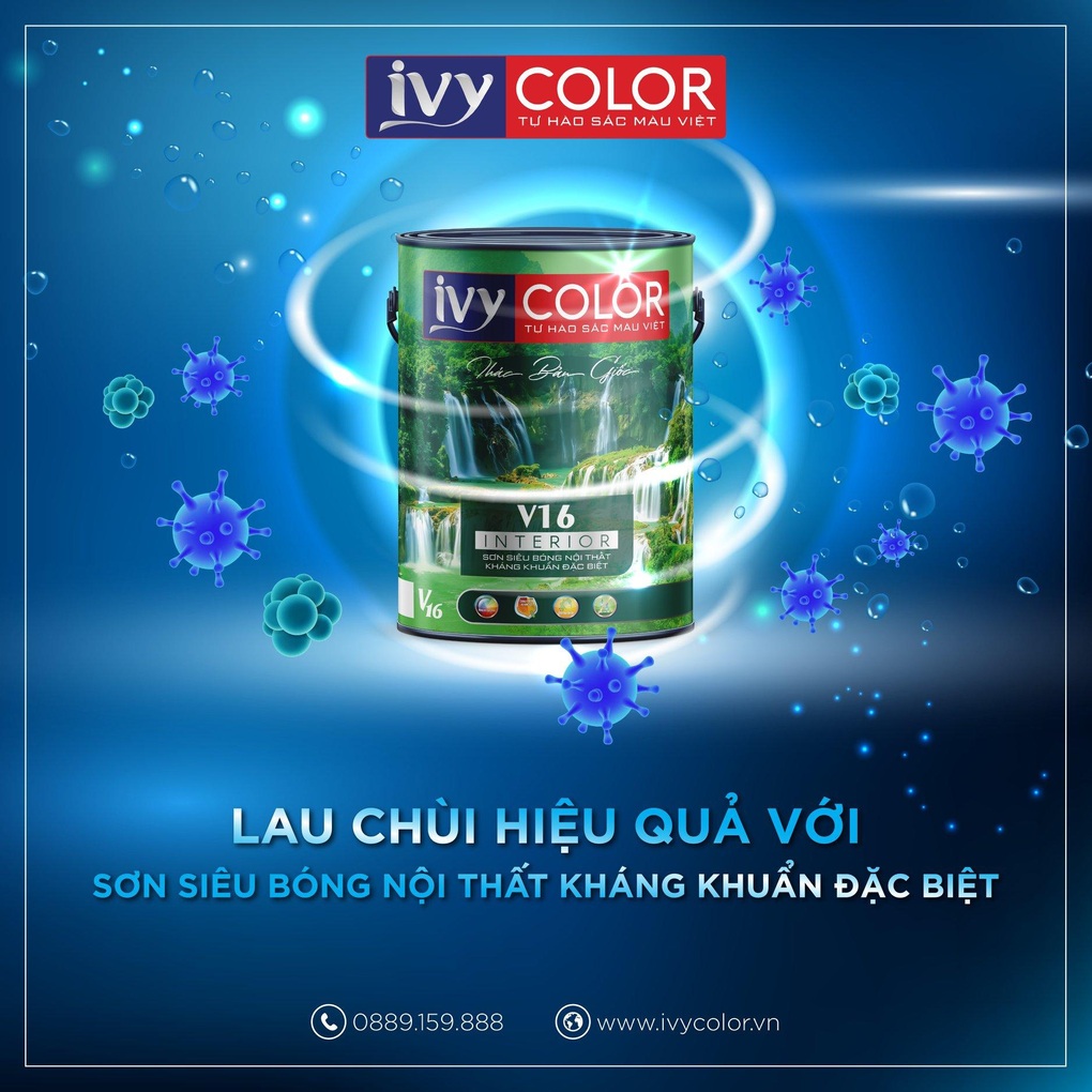 Sơn Ivy Color nghiên cứu thành công dòng sơn kháng khuẩn - 5 Sơn Ivy Color nghiên cứu thành công dòng sơn kháng khuẩn - 5