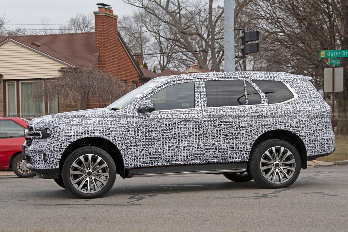 Ford Everest 2022 lộ diện trên đường thử - 6 Ford Everest 2022 lộ diện trên đường thử - 6
