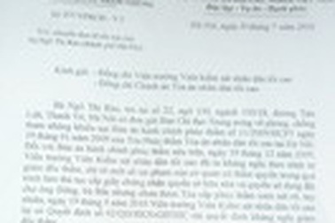 Bài 2: Một quyết  định "tiền hậu bất nhất" của Viện Kiểm sát nhân dân Tối cao