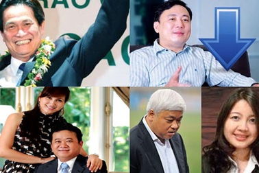 Bốn đại gia đen đủi trong top 10 tỷ phú Việt