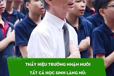 Thầy hiệu trưởng nhận nuôi tất cả học sinh Làng Nủ: "Cần gì cứ nói với ông"