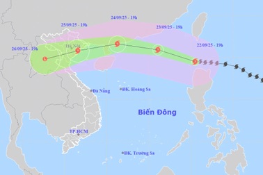 Siêu bão Ragasa vào Biển Đông, trở thành cơn bão số 9