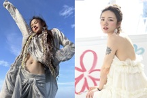 Phương Ly khoe nhan sắc trong veo, vòng eo "con kiến" sau 2 năm vắng bóng