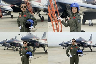 Trung Quốc "khoe" đội nữ phi công bay trình diễn