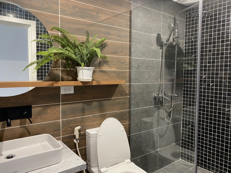 Biến căn hộ 120 m2 siêu cũ thành nơi nghỉ dưỡng sang chảnh lúc giãn cách - 7 Biến căn hộ 120 m2 siêu cũ thành nơi nghỉ dưỡng sang chảnh lúc giãn cách - 7