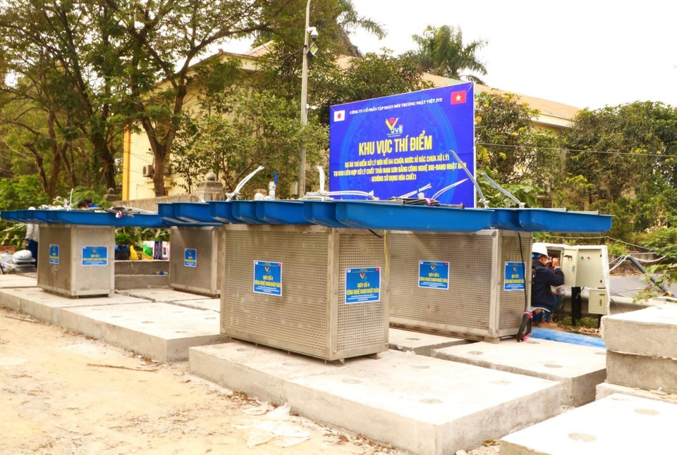 Cận cảnh hệ thống khử mùi bãi rác Nam Sơn bằng công nghệ Nhật Bản - 1 Cận cảnh hệ thống khử mùi bãi rác Nam Sơn bằng công nghệ Nhật Bản - 1