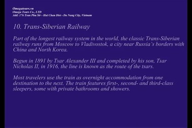 Những điểm đến hấp dẫn không thể bỏ qua khi tới Nga