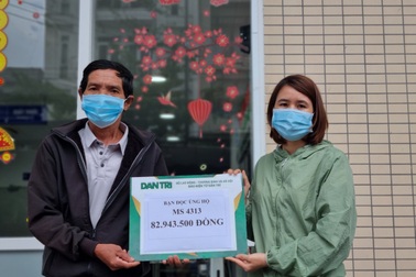 Bạn đọc Dân trí giúp chàng trai bị tai nạn giao thông hơn 82 triệu đồng