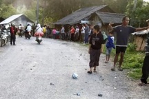 Nổ mìn tại mỏ đá, 2 người bị thương, hàng chục ngôi nhà hư hỏng