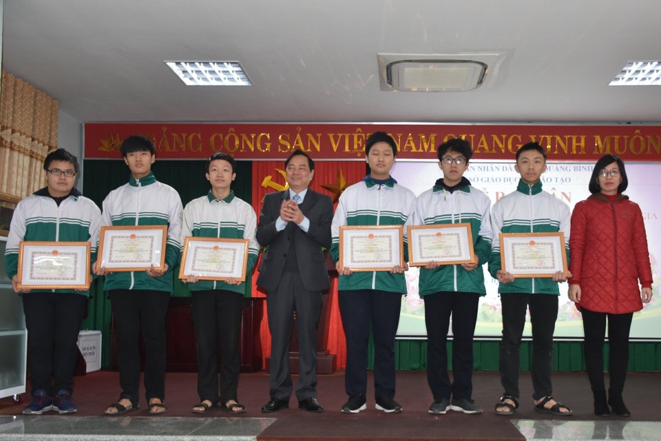 Quảng Bình có 41 học sinh đạt giải tại kỳ thi Học sinh giỏi Quốc gia - 1 Quảng Bình có 41 học sinh đạt giải tại kỳ thi Học sinh giỏi Quốc gia - 1