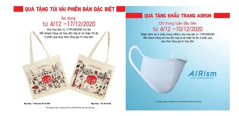 UNIQLO mang nhiều ưu đãi cho khách hàng kỷ niệm một năm đến Việt Nam - 2 UNIQLO mang nhiều ưu đãi cho khách hàng kỷ niệm một năm đến Việt Nam - 2