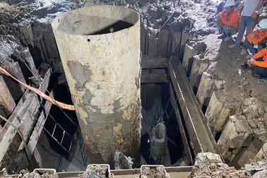 Đã cắt bỏ 3 đầu cọc nằm trong hố móng, nơi bé trai 10 tuổi thiệt mạng