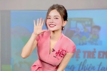 MC Mộc Miên VTV xinh đẹp, tràn đầy năng lượng tích cực