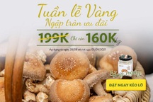 Còn 3 ngày cuối cùng khuyến mãi đặc biệt của Nấm hương Kumo