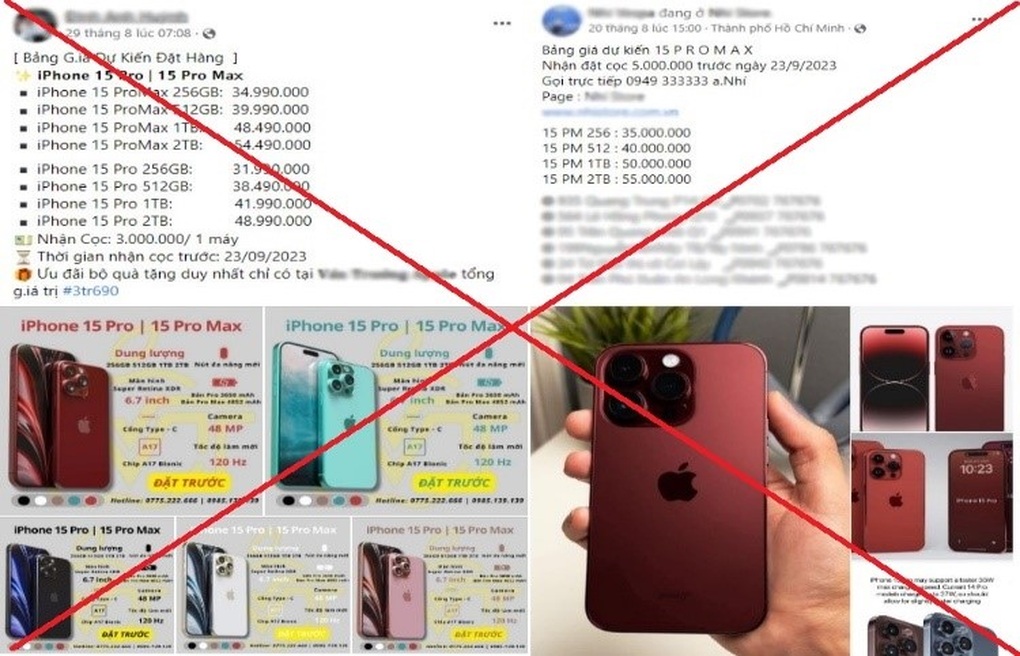 Công an Hà Nội cảnh báo chiêu trò đặt cọc mua iPhone 15 sớm - 1 Công an Hà Nội cảnh báo chiêu trò đặt cọc mua iPhone 15 sớm - 1