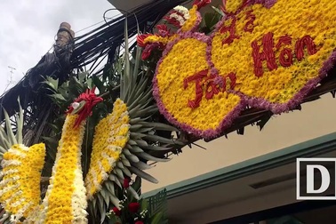 Chiếc cổng cưới đậm sắc miền quê Nam bộ giữa lòng Sài thành