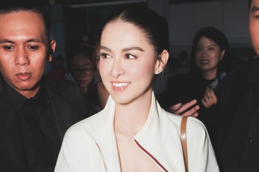 "Mỹ nhân đẹp nhất Philippines" đến Việt Nam, fan quây kín tại sân bay