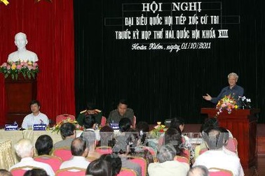 Cử tri kiến nghị Tổng Bí thư giải quyết “đến cùng” bức xúc