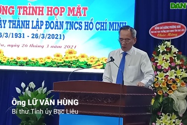 Bí thư Bạc Liêu chỉ đạo công tác Đoàn Thanh niên