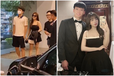 Sau SEA Games 31, tiền vệ Hoàng Đức cùng bạn gái hot girl đi "tậu" xế hộp
