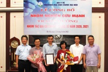 Trường đại học Dược Hà Nội công bố nhóm nghiên cứu mạnh