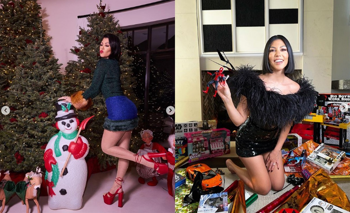 Paris Hilton và em gái ngồi trên lòng ông già Noel - 3 Paris Hilton và em gái ngồi trên lòng ông già Noel - 3