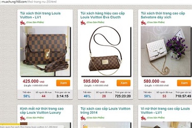 Choáng với hàng hiệu LV, Gucci, Chanel… giá vài trăm nghìn đồng