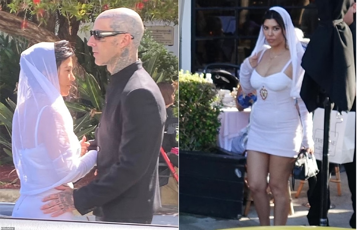 Kourtney Kardashian kết hôn 2 lần trong vòng hơn một tháng - 1 Kourtney Kardashian kết hôn 2 lần trong vòng hơn một tháng - 1