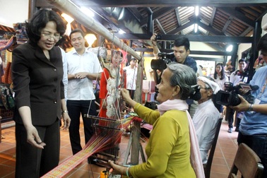 Phó Chủ tịch nước dâng hương Bà Chúa Tàm Tang