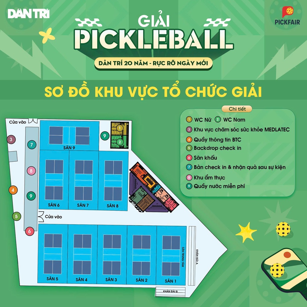 Ưu tiên đảm bảo sức khỏe cho VĐV dự giải pickleball báo Dân trí - 4 Ưu tiên đảm bảo sức khỏe cho VĐV dự giải pickleball báo Dân trí - 4
