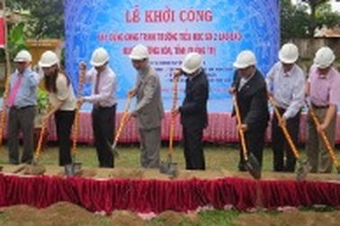 Quảng Trị: Khởi công xây dựng trường học ở Lao Bảo
