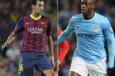 Busquets - Yaya Toure: Cuộc chiến của những gã khổng lồ