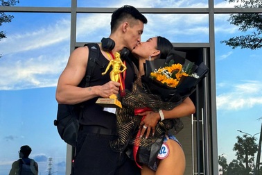 Chuyện tình "chị ơi, anh yêu em" của cặp đôi đam mê thể hình