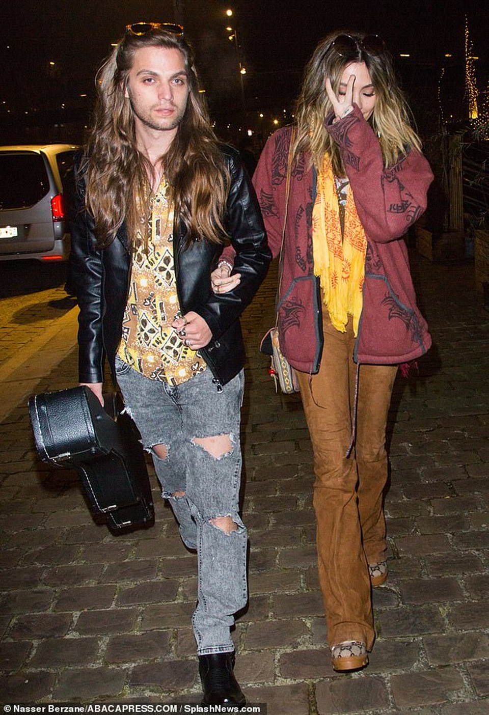 Paris Jackson sành điệu xuất hiện tại Pháp cùng bạn trai - 2 Paris Jackson sành điệu xuất hiện tại Pháp cùng bạn trai - 2