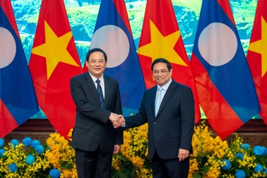 Thủ tướng Phạm Minh Chính chủ trì lễ đón Thủ tướng Lào thăm Việt Nam