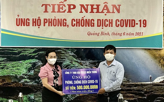 Quảng Bình: Thêm 6,5 tỷ đồng ủng hộ Quỹ phòng, chống dịch COVID-19