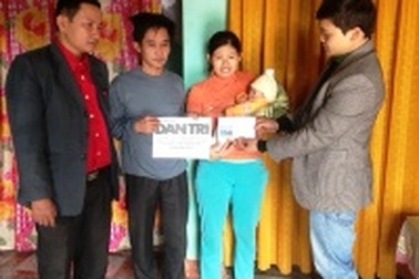 Hơn 20 triệu đồng đến với gia đình bé sơ sinh đa dị tật